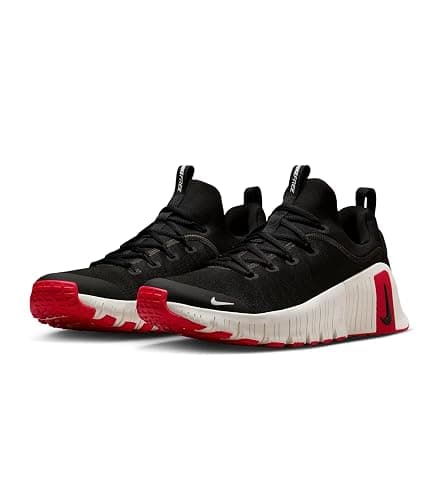 Nike Free Metcon 6 Men's Workout Shoes (Black/University Red/Sail) thumbnail 4