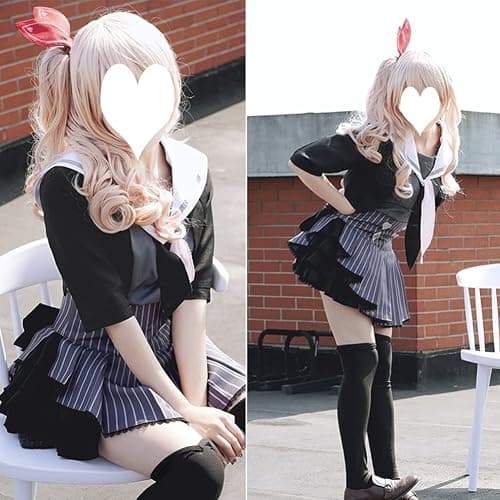 Lioskey Akiyama Mizuki Cosplay Shinonome Costume Dress Outfit Halloween Full Set thumbnail 5
