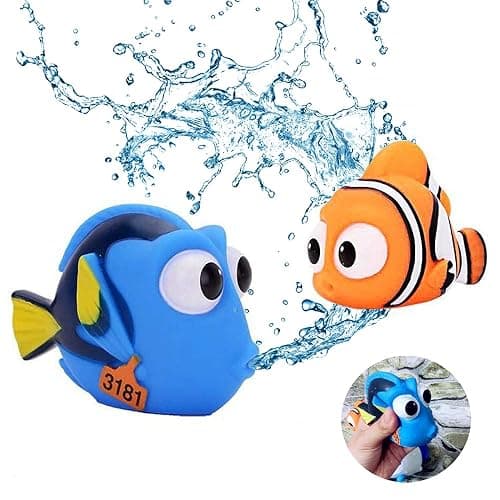 Kid Shower Toy Baby Bath Squirt Toys,Shark Bathtub Water Toys,4pcs Toddlers Infant Swimming Pool Toys,for Birthday Gifts Summer Beach,Pool Activity thumbnail 5