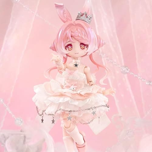 CALEMBOU BJD Blind Box, Cute Bonnie Meteorological Star Language Series 16cm Ball Jointed Doll, Kawaii Dress Up Doll Collection Action Figure Toys for Gift thumbnail 3