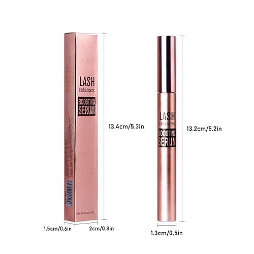 Eyelash Growth Serum With Brush Head - Safe & Gentle Lashes Care, Sheen and Nourish, Deep Repair - Creates Thick, Long, Curled Eyelashes, Natural Longer (0.123oz/3.5g) thumbnail 7
