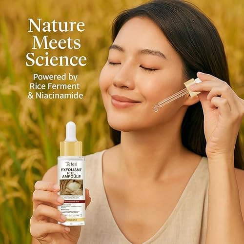 Peel Shot Glow Rice Ampoule Duo – 2 PCS White & Black Rice Facial Serum | Lightweight Hydrating Formula for All Skin | 3.38 Fl Oz Each thumbnail 2