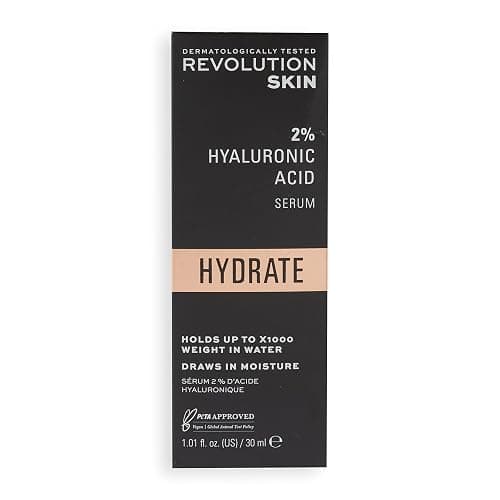 Revolution Beauty London Skincare Hyaluronic Acid Serum, Plumps, Softens and Hydrates Skin, 2% Solution, Lightweight Face Fragrance Free, 30 ml thumbnail 9