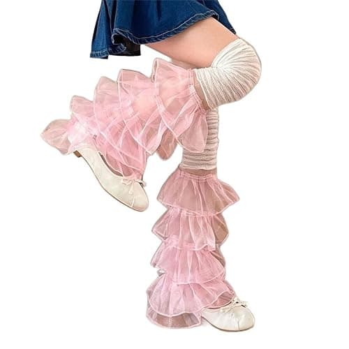 Sup-Coente Cute Leg Warmers for Women Y2k Alt Scene Goth Fashionable - Image 1