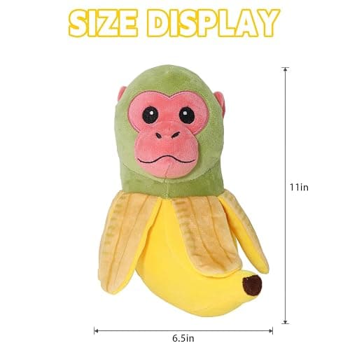 Italian Brainrot Plush,11 inch Chimpanzini Bananini Toy Gift,Cute Stuffed Figure Doll for Kids and Adults Inspired Plush Toy thumbnail 3