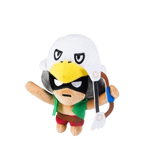 P.M.I. Brawl Stars Plush | 6-Inch Soft & Collectible Stuffed Toy | Plushie of Bo, Colt, Crow, El Primo, Nita, or Shelly (Random) | Official Licensed Brawler Plush Gift for Fans & Kids thumbnail 4