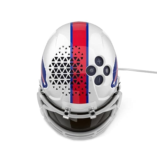NFL Echo Dot Bundle: Includes Echo Dot | Deep Sea Blue and Limited-Edition NFL Helmet Stand | Buffalo Bills thumbnail 6