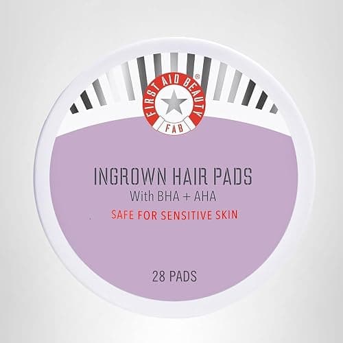 First Aid Beauty - Ingrown Hair Pads with BHA + AHA - Aftershave Treatment Pads to Help Prevent Razor Bumps for Men & Women - Exfoliate Underarms & Bikini Area - Compostable for Daily Use - 28 Pads thumbnail 11