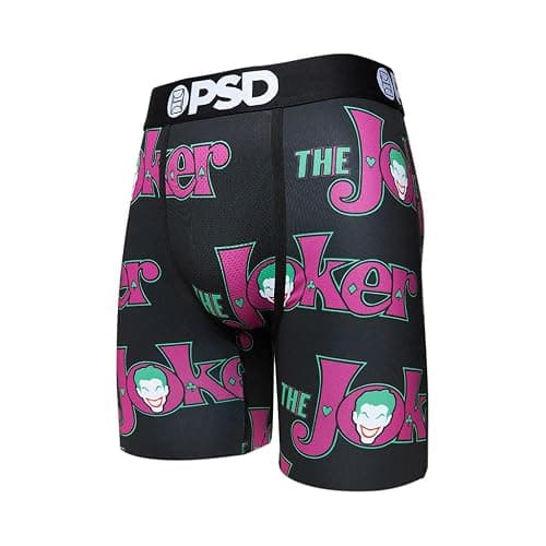 PSD Underwear Mens Boxer Briefs - DC Comics, Standard Length Pack & Singles, Soft & Breathable Boxer Briefs for Men thumbnail 4