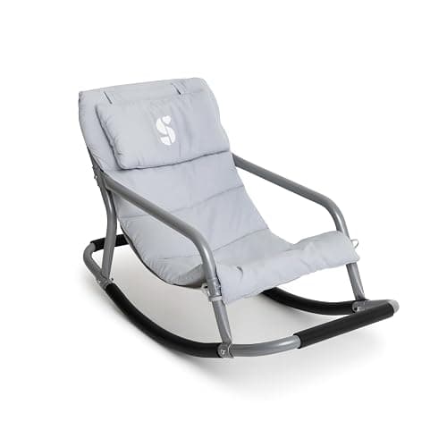 Special Supplies Sensory Rocking Chair for Kids - Comfortable Kids Rocker- Versatile Floor Chair with Soft Fabric and Stability for Playroom, Bedroom, or Nursery (Ages 3+) - Grey thumbnail 8