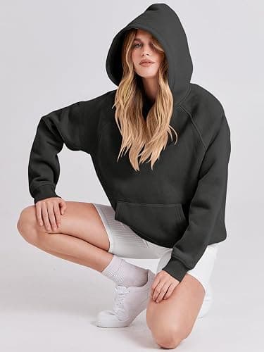 ANRABESS Women Hoodies Oversized Fleece Long Sleeve Comfy Casual Basic Pullover Sweatshirts 2025 Fall Outfits Y2K Clothes thumbnail 7