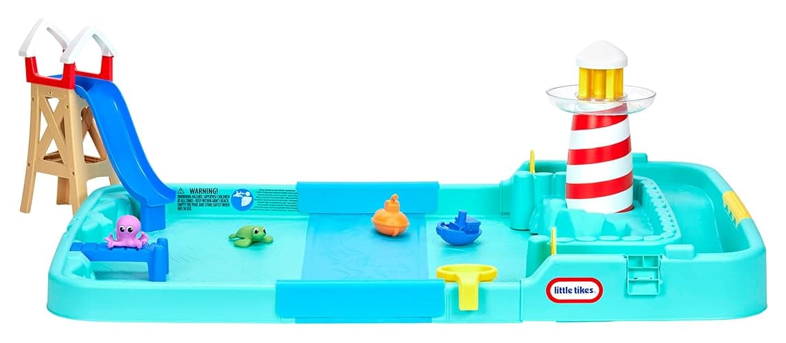Little Tikes Splash Beach Water Table Splash Pad for Kids, Boys, Girls Ages 2+ Years - Image 1