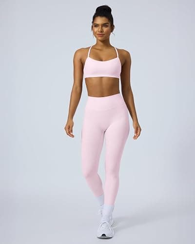 PAVOI ACTIVE Buttery Soft Workout Leggings for Women - High Waisted No Front Seam Gym Leggings Yoga Pants - FlexFlow thumbnail 3