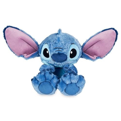 Disney Store Official Stitch Big Feet Plush - Lili & Stitch Stuffed Animal with Embroidered Features, Furry Coat & Tuft, Oversized Ears, Overstuffed feet & Appliqué Foot Pads - 11" Disney Plush thumbnail 2