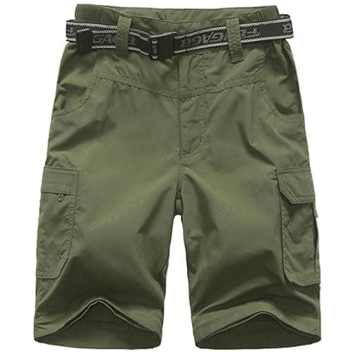 JOMLUN Boy’s Scout Pants Convertible Hiking Quick Dry Zip Off Pants Outdoor Climbing Casual Trouser Kids Youth Cargo Pants thumbnail 7