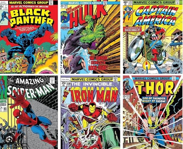 Vintage Comic Book Value Pack- 10 Different DC Marvel Indy Comics- Each a Minimum of 40+ Years Old From 60s, 70s and 80s- No Dupes Or Inappropriate Content- Great Collector Gift for Graphic Novel Fans thumbnail 2