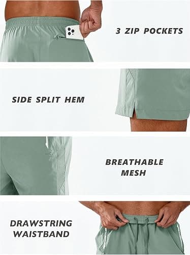 NORTHYARD Men's Running Athletic Shorts 5"/ 7"/ 9" Workout Gym Short Tennis Quick Dry Active Sport Hiking Basketball thumbnail 5