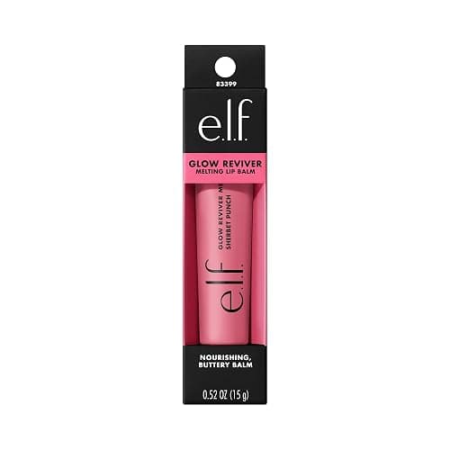 e.l.f. Glow Reviver Melting Lip Balm, Hydrating Tinted Lip Balm For A Glossy Finish & Soft, Supple Lips, Vegan & Cruelty-Free, Sherbet Punch thumbnail 9