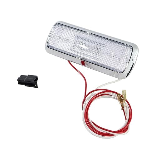 MGWILL Chrome Interior Dome Lamp Inside Cab Light Clear Lens Compatible with 1960-1972 Chevy GMC C10 C20 K10 thumbnail 5