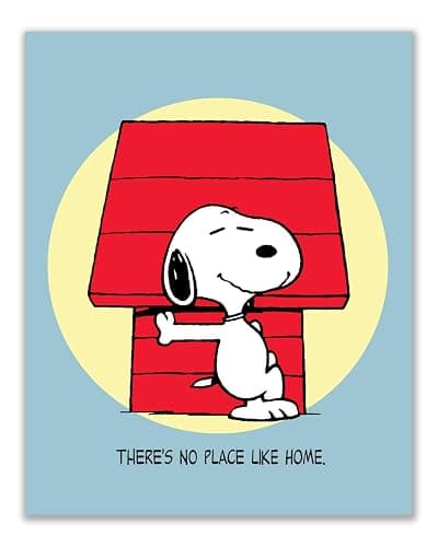 BigWig Prints Snoopy Poster - Charlie Brown Poster, Snoopy Wall Art, Charlie Brown Quotes, Peanuts Woodstock Lucy Sally Linus Wall Art Decor, Home Decor Quotes - Unframed Set of 4 (8x10) thumbnail 4