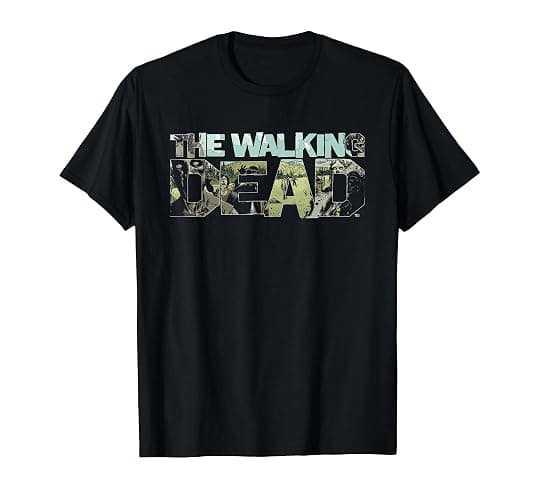 The Walking Dead's Walker Overlay Logo T-Shirt - Image 1