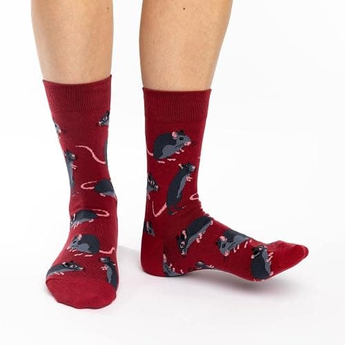 Cows in a Field Cotton Crew Socks by Good Luck Sock thumbnail 2