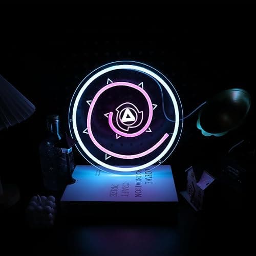 Steven Rose Shield Neon Signs for Wall Decor, 11.8 * 11.8 IN, Dimmable Rose Gem Shield Neon Lights for Bedroom Decor,Crystal Gems LED Lights for Bithday Gifts, Man Cave and Best Gifts for Fans thumbnail 7