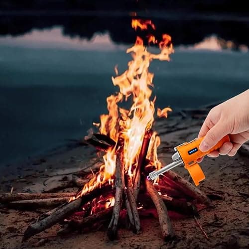 LcFun Electric Lighters Rechargeable Lighters Flexible Neck Dual Arc Electronic Lighter USB C Lighter with LED Battery Indicator and Flashlight for Candle, Camping, Hiking, Outdoor Adventure thumbnail 7
