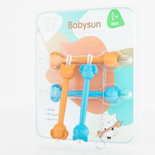 3 in 1 Baby Booger Remover and Baby Ear Cleaner Tool Baby Nose Cleaner with Soft Silicone End Dual Ear Wax and Snot Remover Safe Nasal Picker for Newborns Infants & Toddlers, BPA Free - Image 1