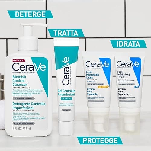 CeraVe Detergente Controllo Imperfezioni, Per Pelle Grassa con Tendenza Acneica, Azione Purificante, Imperfezioni Ridotte, Con Acido Salicilico e Argilla Purificante e Routine Correlate al Prodotto thumbnail 3