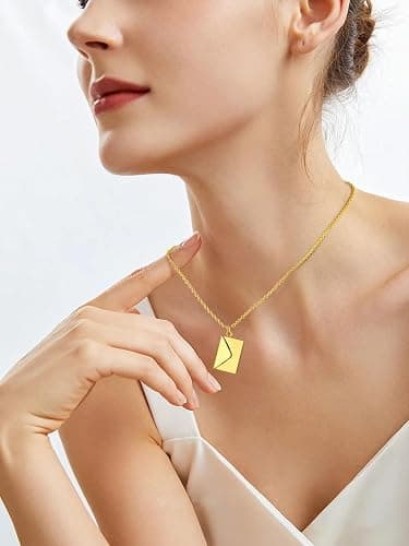 FindChic Locket Necklace for Women, Silver/Black/Rose Gold/Gold Plated Personalized Memorial Gifts, Custom Photo Jewelry for Loved Ones, Birthday Valentine's Day Keepsake, Versatile Styles Available thumbnail 2