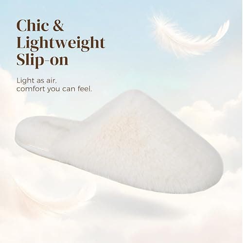 Snug Leaves Women's Fuzzy Scuff Slippers Memory Foam Non-slip House Shoes | Plush Faux Fur, Effortless Slide-on, Pillow Soft Cushion, Anti-slip TPR Sole, Multi Sizes, Diverse Shades thumbnail 4