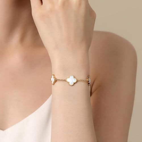 Niarezom 18K Gold Plated Tennis Bracelet Love Bangle Set for Women Stack Bracelets Stainless Steel Bangle Set for Love Trendy Jewelry Gifts for Women thumbnail 4