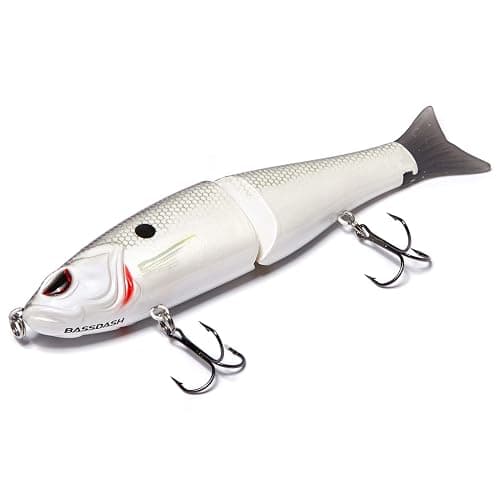 Bassdash SwimShad Glide Baits Jointed Swimbait Bass Pike Salmon Trout Muskie Fishing Lure thumbnail 6