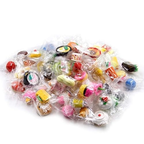 Cllayees 72 Pcs Assorted Food Pencil Erasers Toy Set, Cake Dessert Fruit Puzzle Erasers Toys for Kids Reward Party Favors (Food) thumbnail 3