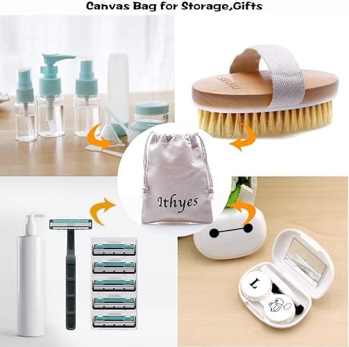 Ithyes Dry Brushing Body Brush Exfoliating Brush Natural Bristle bath Brush for Remove Dead Skin Toxins Cellulite,Treatment,Improves Lymphatic Functions,Exfoliates,Stimulates Blood Circulation thumbnail 7