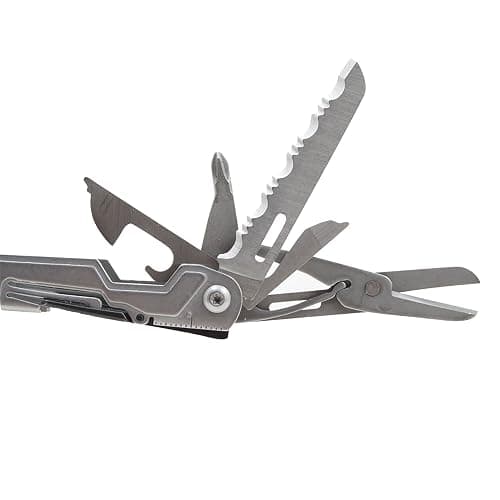 SOG PowerPint Mini Compact Stainless Steel Multi-Tool |18 Lightweight Specialty Tools & SOG Multitool Pliers Pocket Knife, Stone Wash - Stone Wash - One Size - Power Pint thumbnail 7