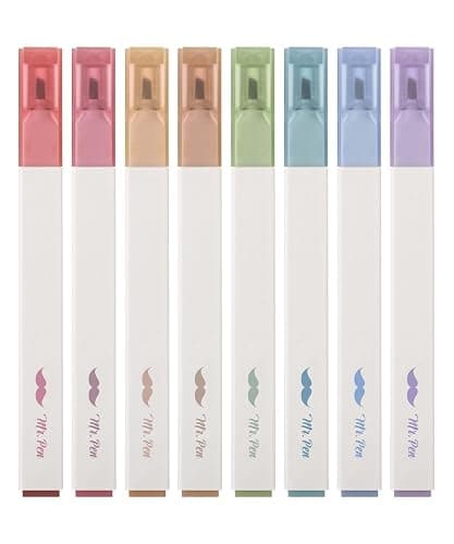 Mr. Pen- Aesthetic Bible Highlighters No Bleed Through Assorted Color | 8 pcs, Cute Highlighter for Journaling Supplies and School Accessories, Bible Highlighters and Pens No Bleed - Image 1