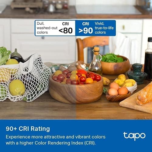 Tapo TP-Link Smart Light Bulbs, 1100 Lumens High Brightness (75W Equivalent), Matter-Certified, 16M Colors WiFi Light Bulb, Dimmable, Works w/Siri, Alexa & Google Home, A19 E26, L535E(4-Pack) thumbnail 6