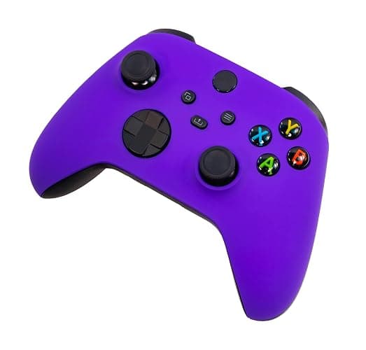 Xbox One Series X S Custom Soft Touch Controller - Soft Touch Feel, Added Grip, Vibrant Purple Color - Compatible with Xbox One, Series X, Series S thumbnail 4