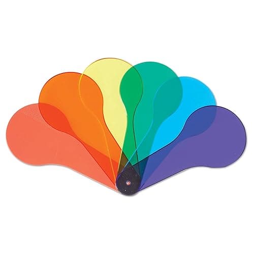 Learning Resources Color Paddles - Set of 18 Paddles, Grades PreK/Ages 3+ Preschool Science for Kids, Classroom Supplies - Image 1