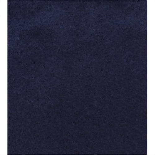 Zac's Alter Ego Warm Thick Fluffy Navy Blue Soft Plain Wide Winter Scarf with Tassels thumbnail 2