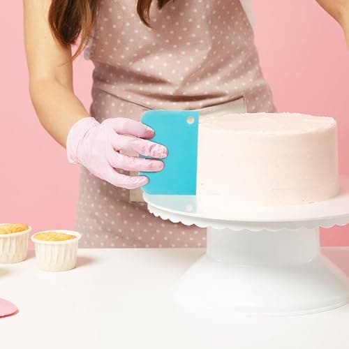 Riccle Piping Bags and Tips Set, 11.8 Inch 100 Anti Burst Piping Bags, 124 Pcs Cake Decorating Kit with 16 Piping Tips, 1 Reusable Pastry Bags, 3 Cake Scrapers, 2 Couplers, and 2 Icing Bags Ties thumbnail 5