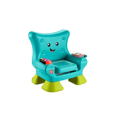 Fisher-Price Laugh & Learn Toddler Learning Toy Smart Stages Chair, Teal, Music Lights & Activities for Ages 1+ Years, Multilanguage Version thumbnail 4