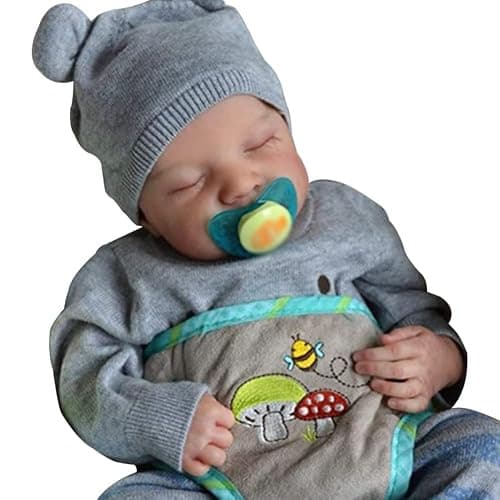 Lonian Reborn Dolls Boy - 18 Inches Handmade Washable Reborn Babies Soft Vinyl Body with Anatomically Correct, Reborn Baby Doll Looks Like a Real Baby thumbnail 6