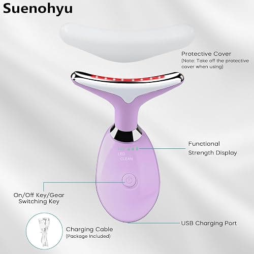 Facial Massager, Portable Face Neck Massager Wand for Skin Care thumbnail 3
