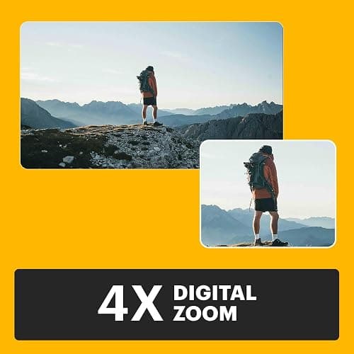 Kodak Pixpro C1 – Digitalkamera, ultrakompakt, 13 MP BSI CMOS, 4-facher Zoom, 6,1 cm (2,8 Zoll) LCD-Display, LED-Blitz, integrierter Akku – Schwarz thumbnail 6