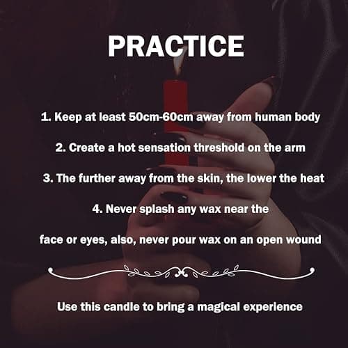Low Temperature Candles,Romantic Wax Play Candles Low Heat for Lovers Couples thumbnail 4