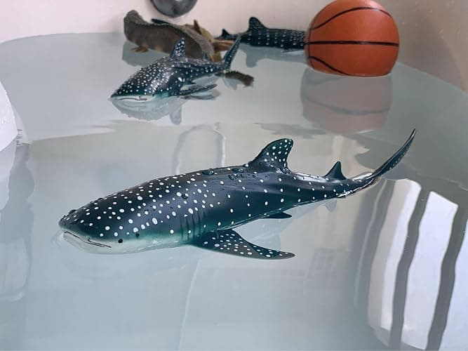 Gemini&Genius Sea Animal Whale Shark Action Figure Wild Model Toy Soft Rubber Realistic Ocean Educational and Role Play Toys for Kids thumbnail 6