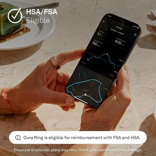 Oura Ring 4 - Rose Gold - Size 8 - Size Before You Buy thumbnail 6